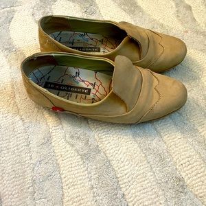Oliberte Mazowi Tan Nubuck Shoes
